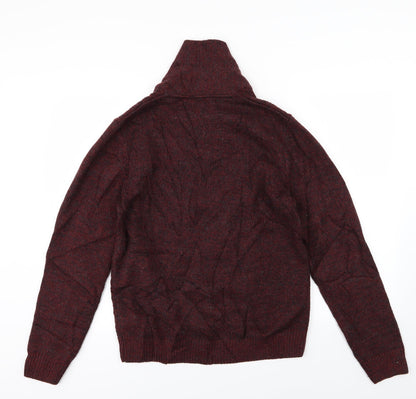 NEXT Mens Red  Knit Pullover Jumper Size M