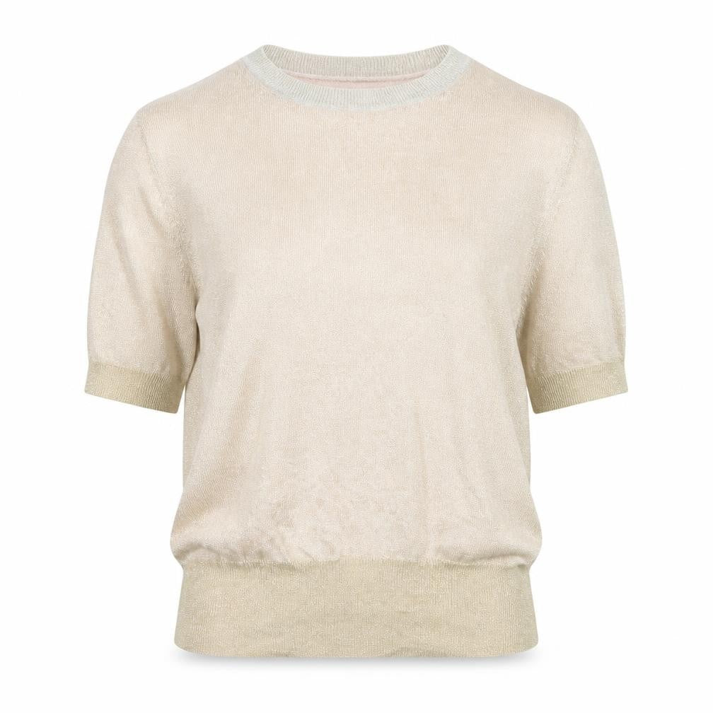 Marks & Spencer Womens Gold  Knit Pullover Jumper Size M