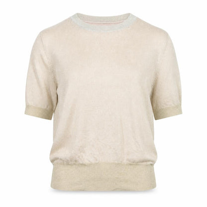 Marks & Spencer Womens Gold  Knit Pullover Jumper Size M