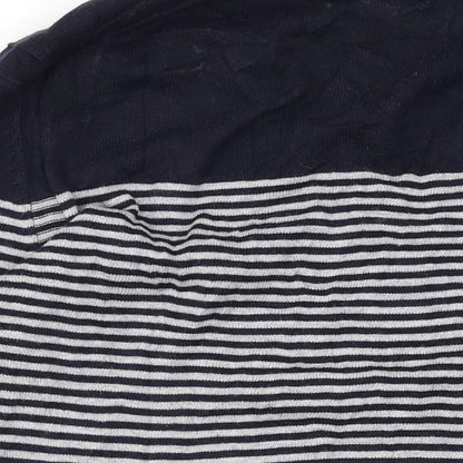 Gap Mens Black Striped  Pullover Jumper Size XS