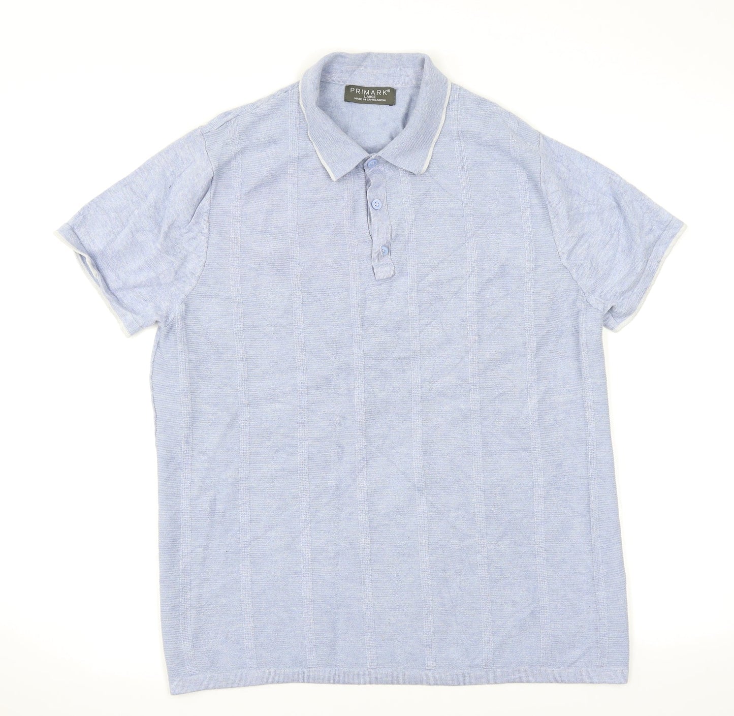 Primark Mens Blue    Polo Size L