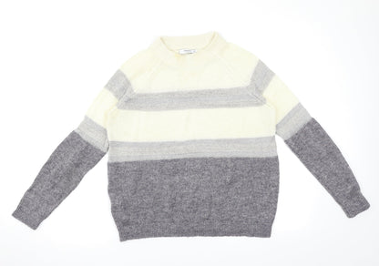 Mango Womens Multicoloured   Pullover Jumper Size 6