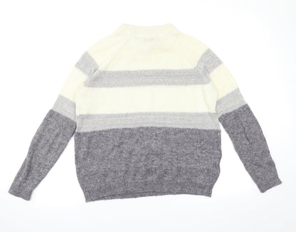 Mango Womens Multicoloured   Pullover Jumper Size 6