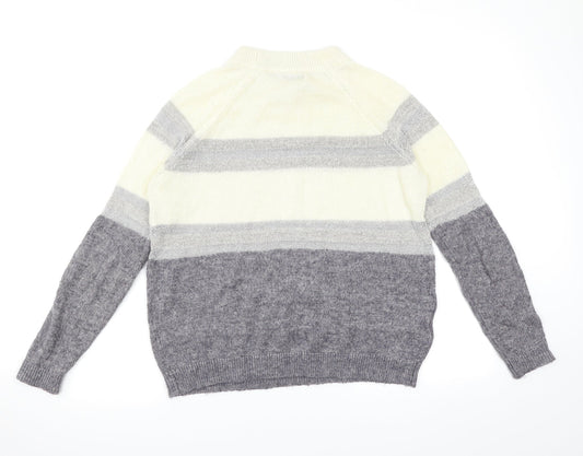 Mango Womens Multicoloured   Pullover Jumper Size 6