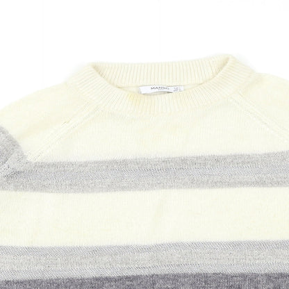 Mango Womens Multicoloured   Pullover Jumper Size 6