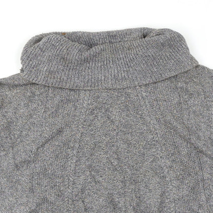 Soon Womens Grey Herringbone  Pullover Jumper Size 14