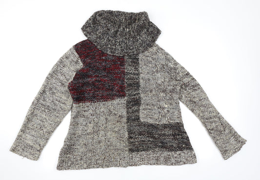 Anna Rose Womens Multicoloured   Pullover Jumper Size XL
