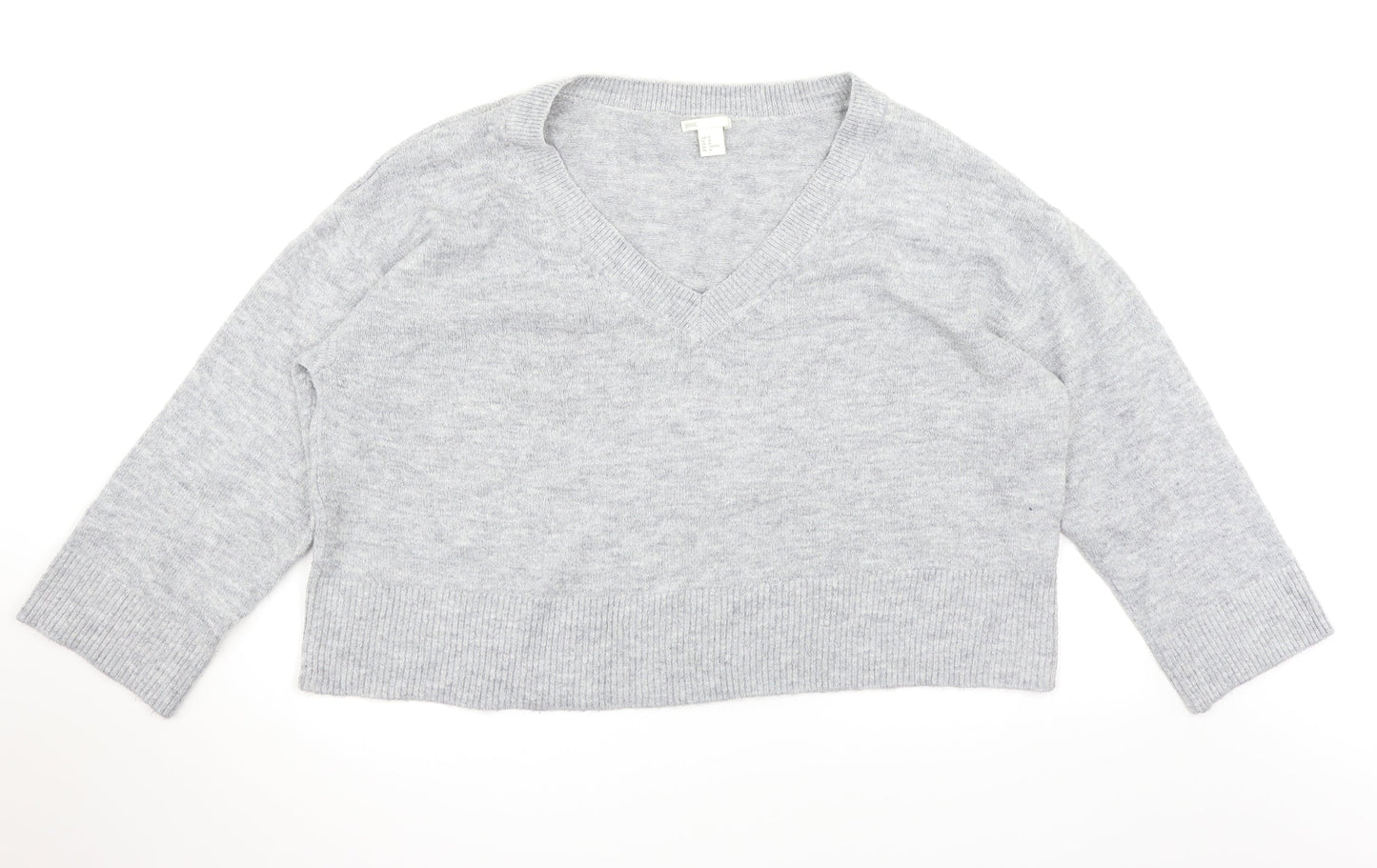 H&M Womens Grey   Pullover Jumper Size 12