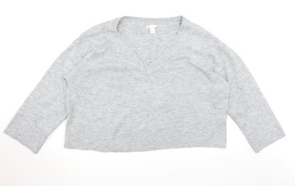 H&M Womens Grey   Pullover Jumper Size 12