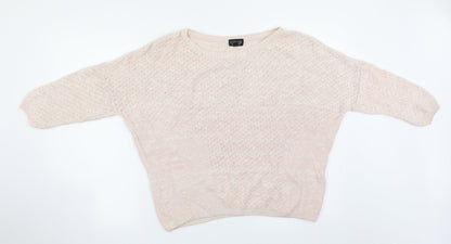 Topshop Womens Pink   Pullover Jumper Size 8