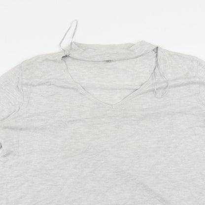 F&F Womens Grey   Basic T-Shirt Size 16