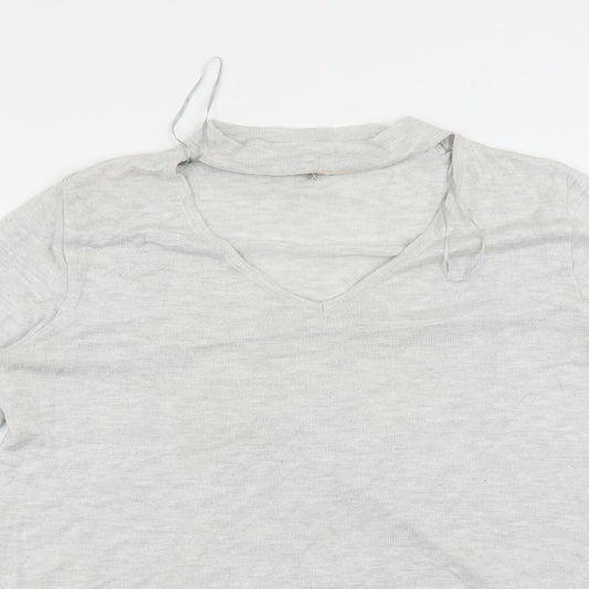 F&F Womens Grey   Basic T-Shirt Size 16