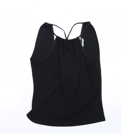 Womens UK Size 14 Marks and Spencer Black Basic T-Shirt