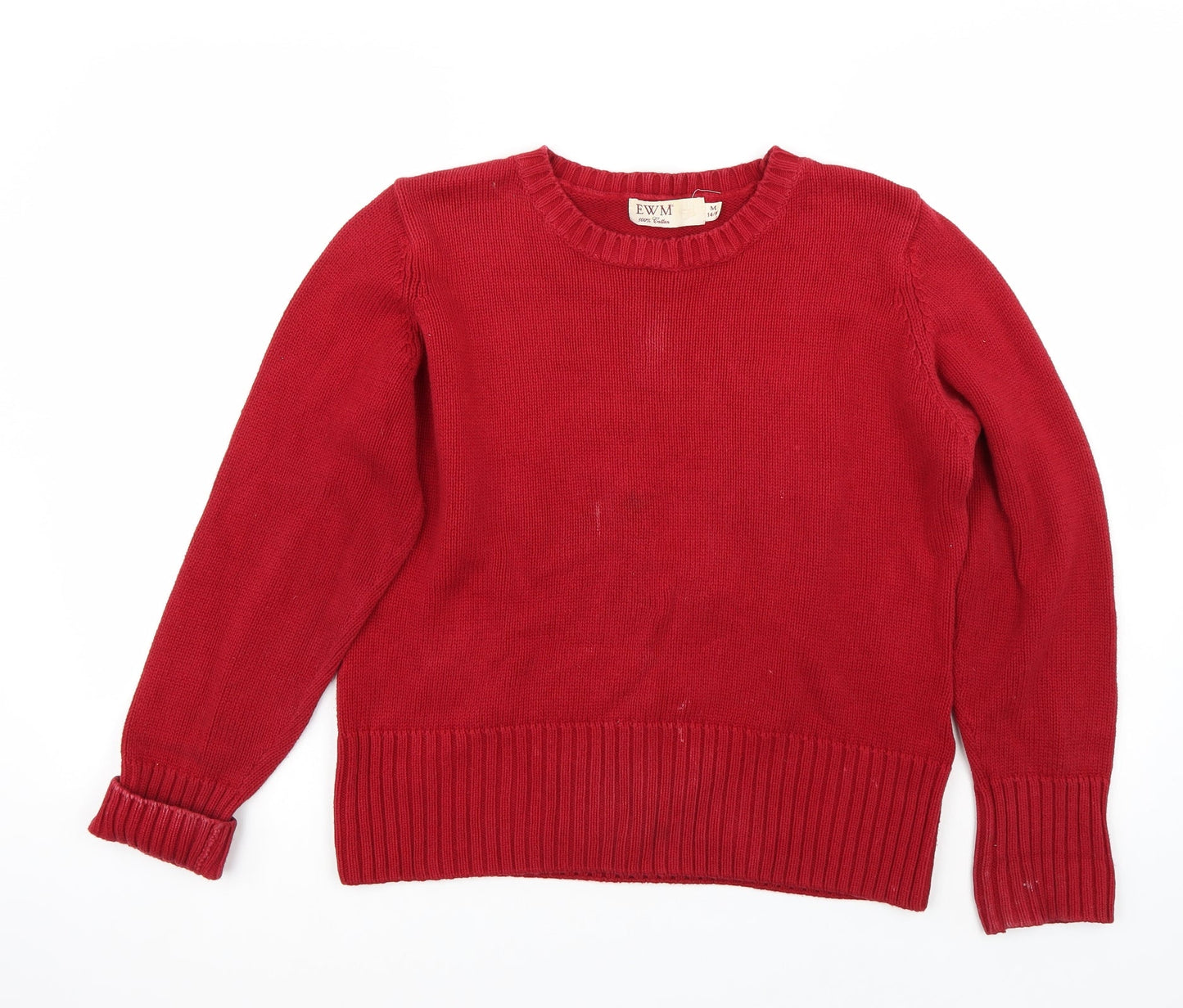 EWM Womens Red   Pullover Jumper Size M