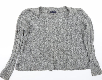 American Eagle Outfitters Womens Grey   Pullover Jumper Size L