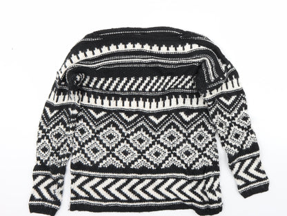 F&F Womens Black   Pullover Jumper Size 10