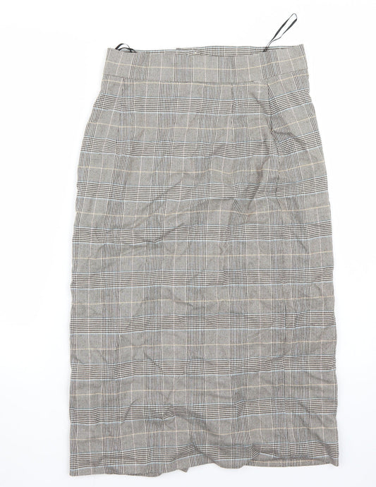 Marks and Spencer Womens Brown   A-Line Skirt Size 8