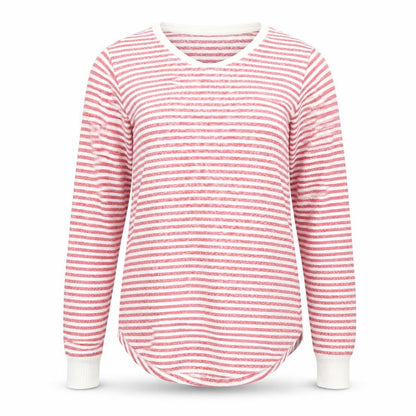F&F Womens Red Striped  Pullover Jumper Size 14