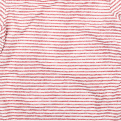 F&F Womens Red Striped  Pullover Jumper Size 14