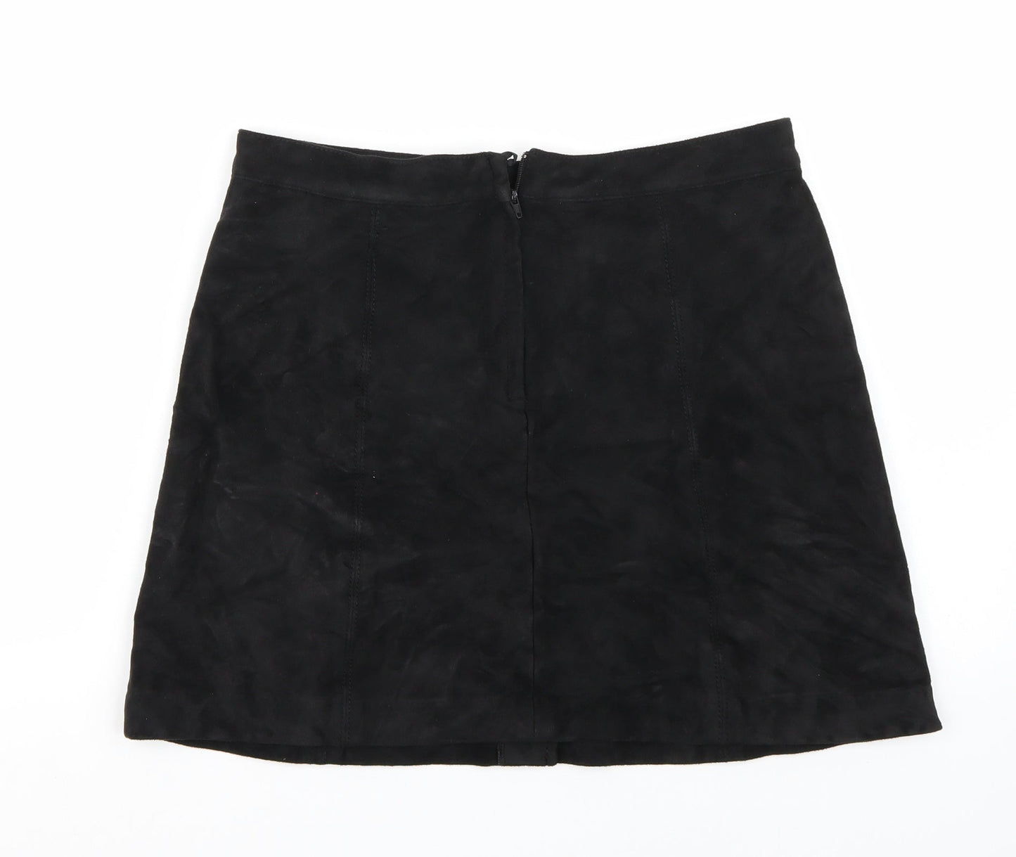 H&M Womens Black   A-Line Skirt Size 8