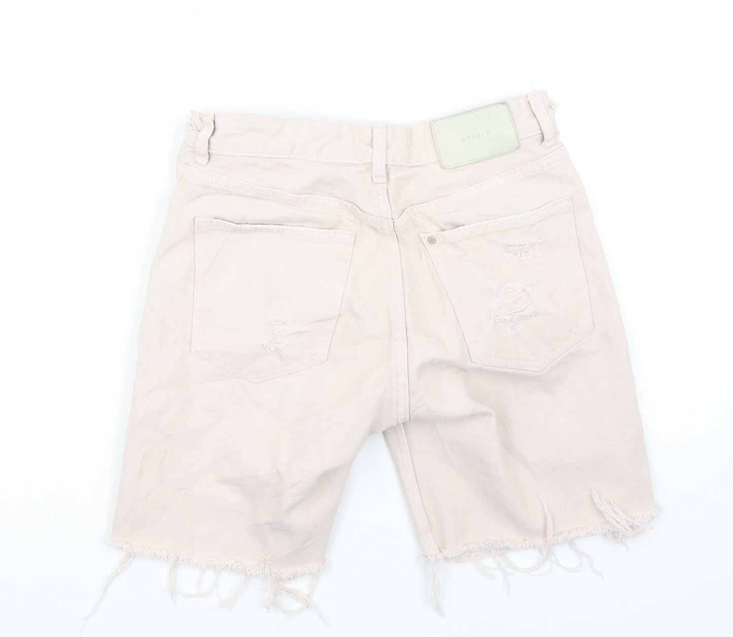 & denim Mens Ivory   Bermuda Shorts Size 24