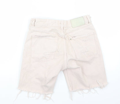 & denim Mens Ivory   Bermuda Shorts Size 24