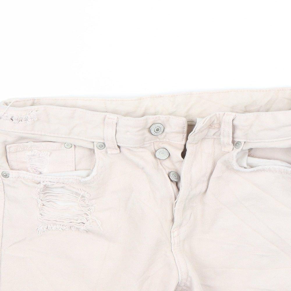& denim Mens Ivory   Bermuda Shorts Size 24