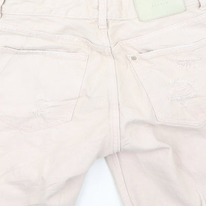 & denim Mens Ivory   Bermuda Shorts Size 24