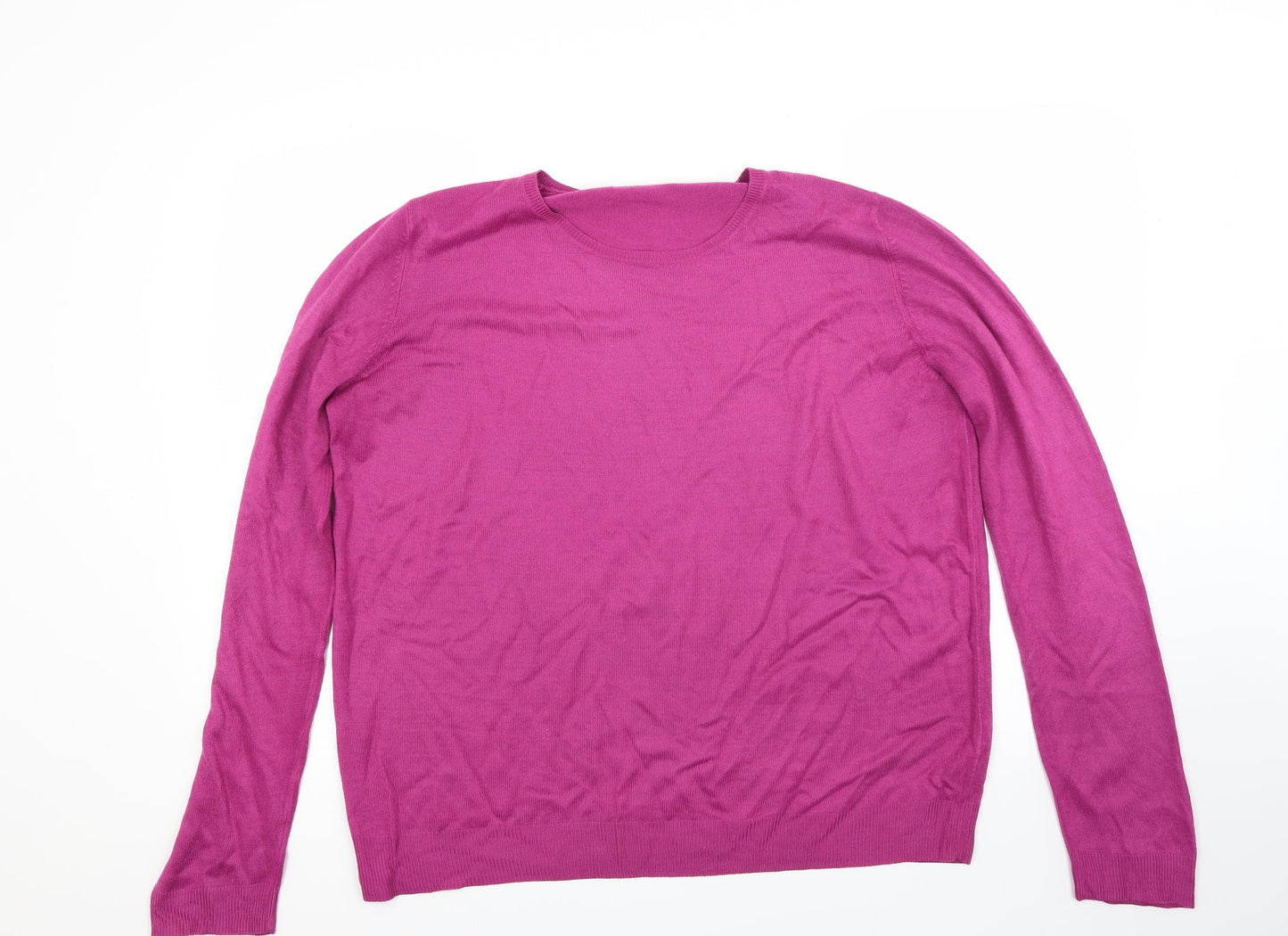 Marks and Spencer Womens Purple   Pullover Jumper Size 14