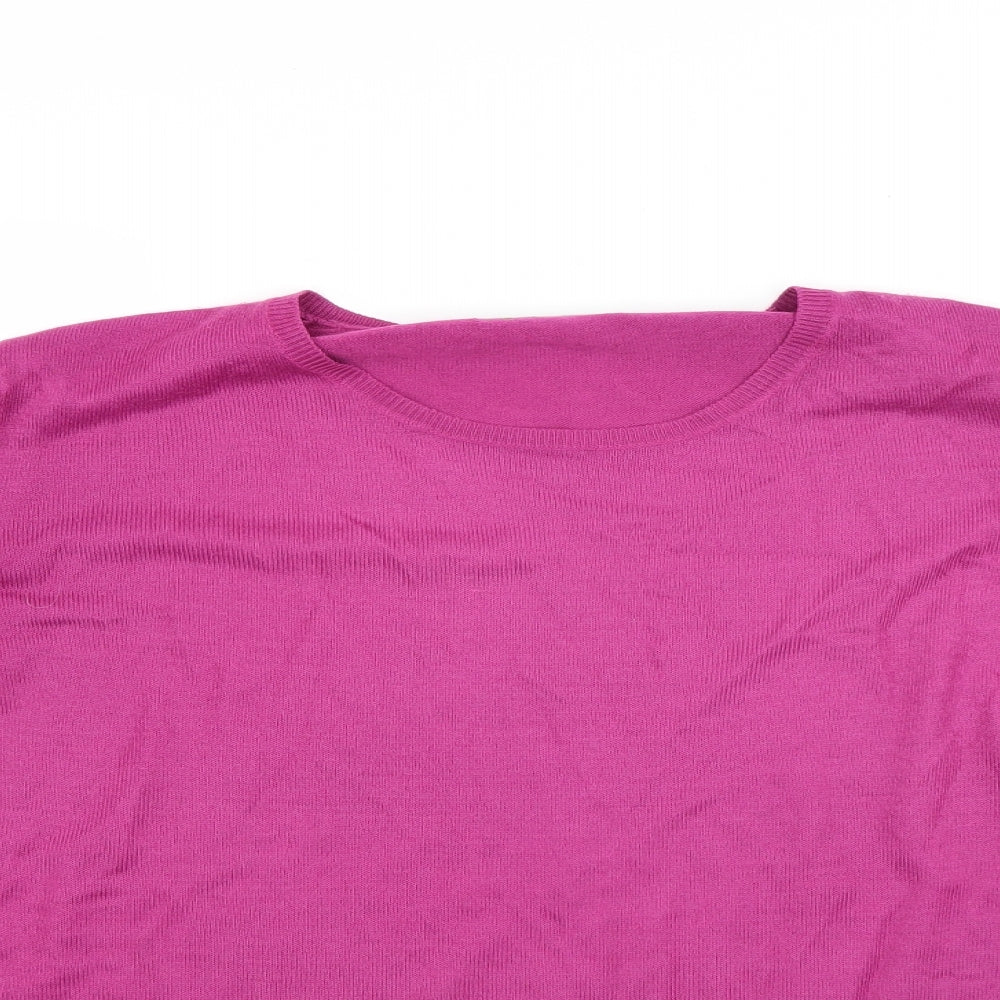 Marks and Spencer Womens Purple   Pullover Jumper Size 14