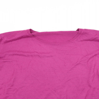 Marks and Spencer Womens Purple   Pullover Jumper Size 14