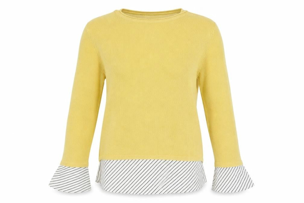 Next Womens Yellow   Pullover Jumper Size 12