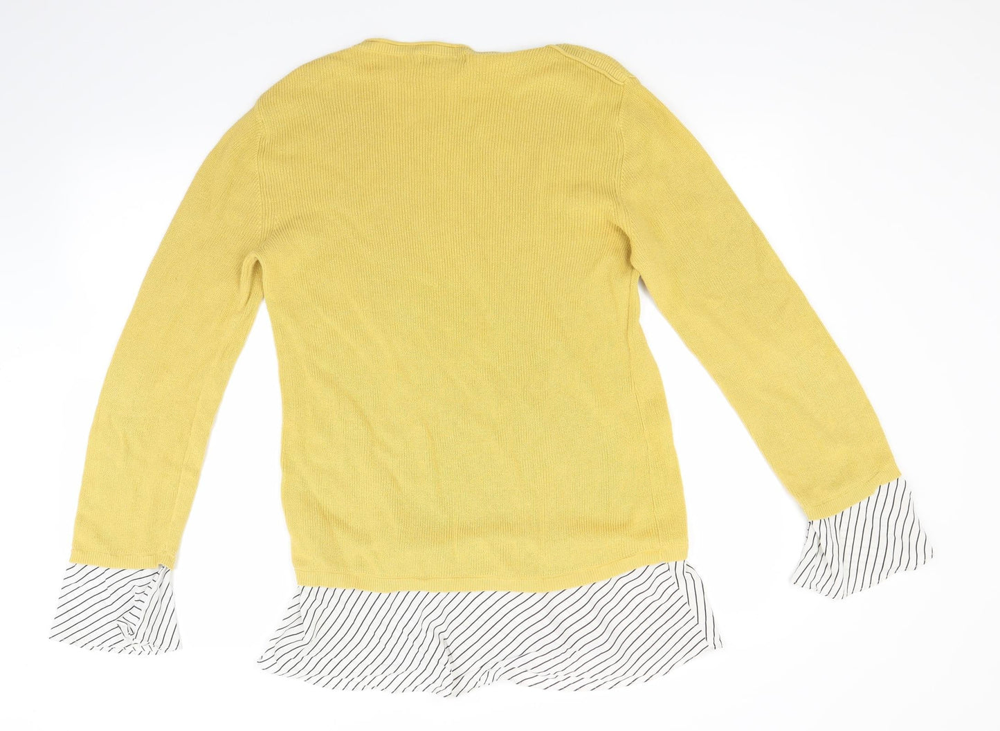 NEXT Womens Yellow   Pullover Jumper Size 12