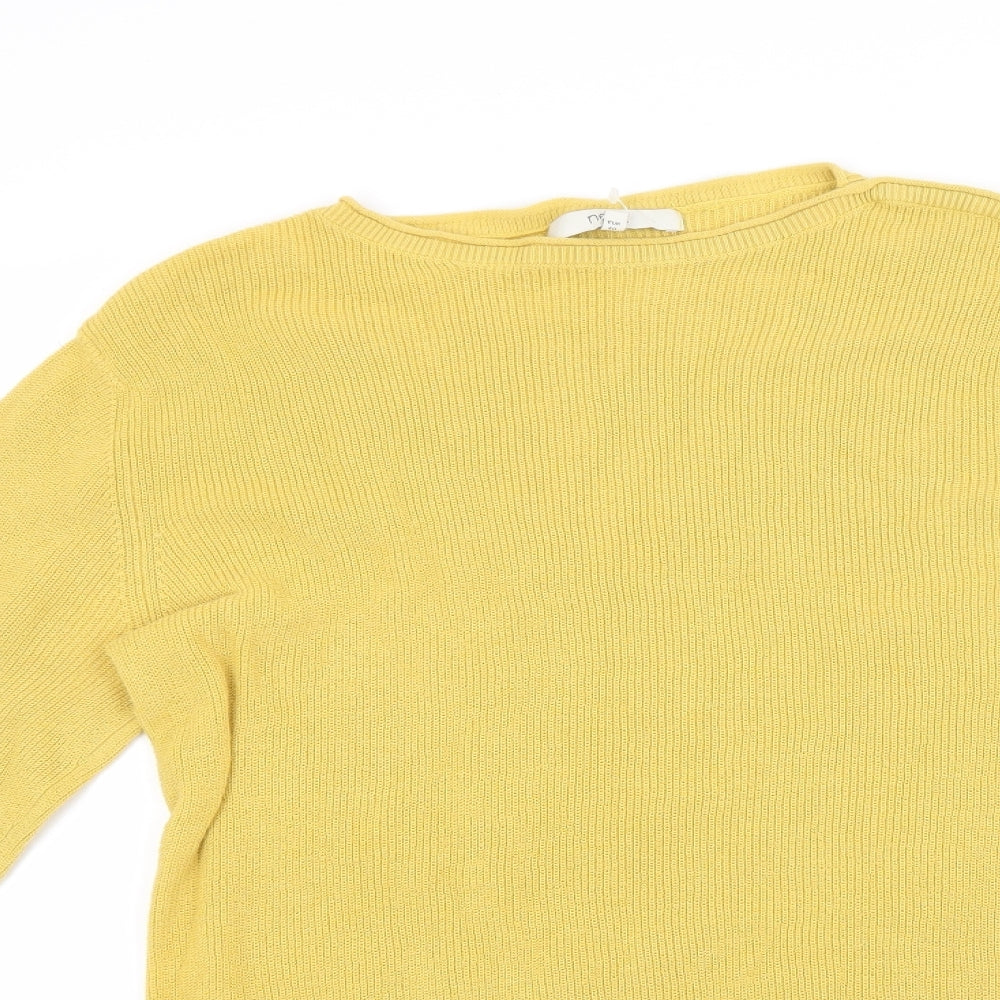NEXT Womens Yellow   Pullover Jumper Size 12
