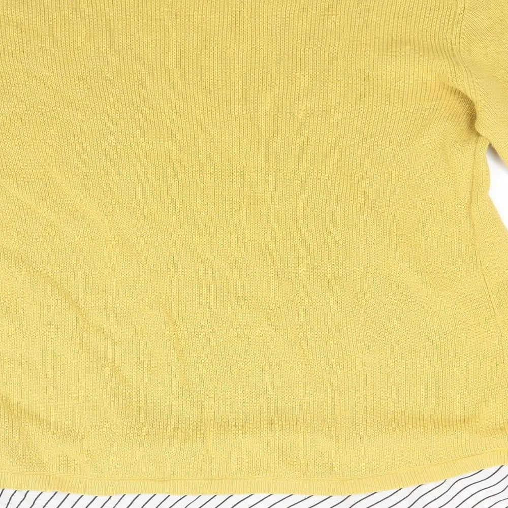 NEXT Womens Yellow   Pullover Jumper Size 12