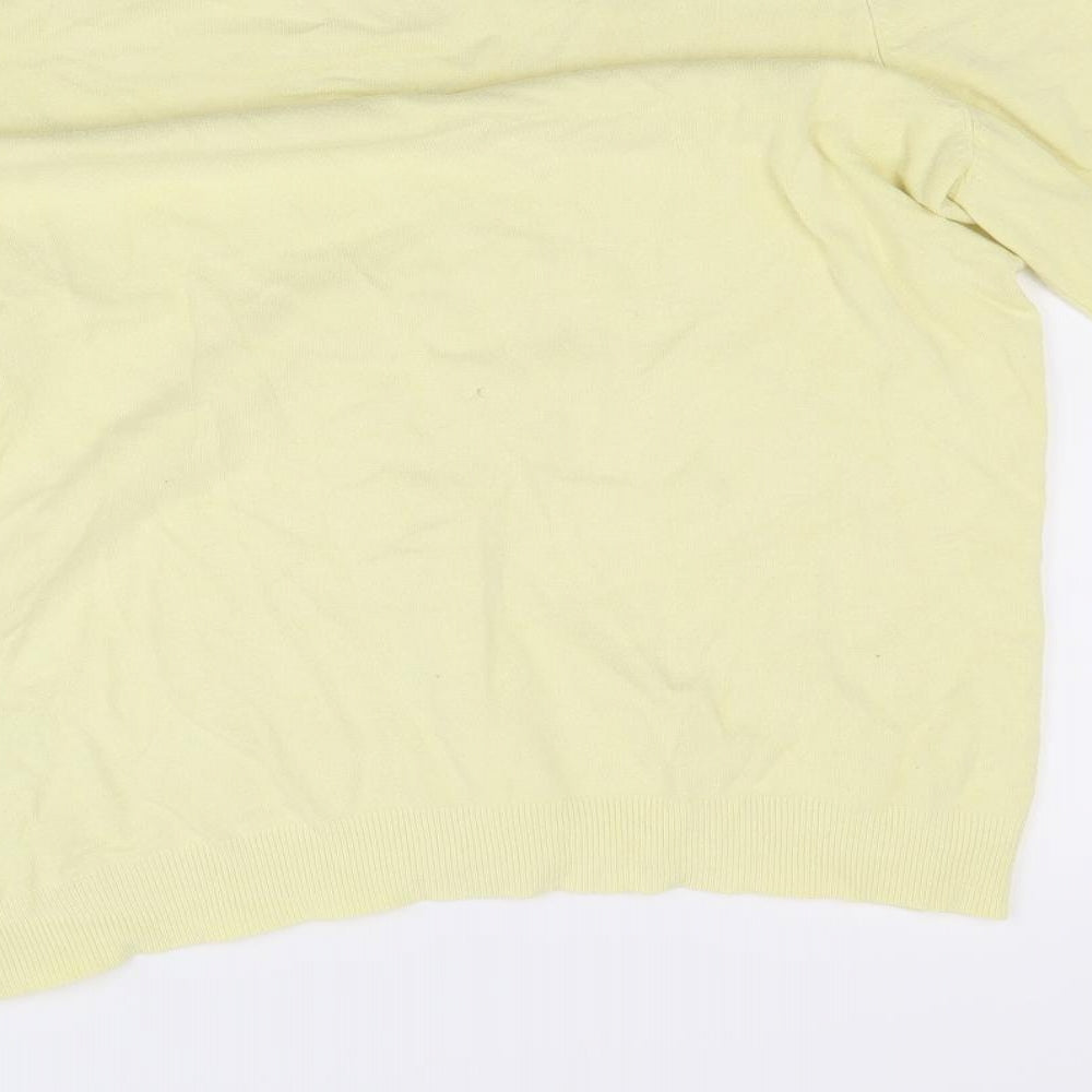 Marks & Spencer Womens Yellow   Pullover Jumper Size 16