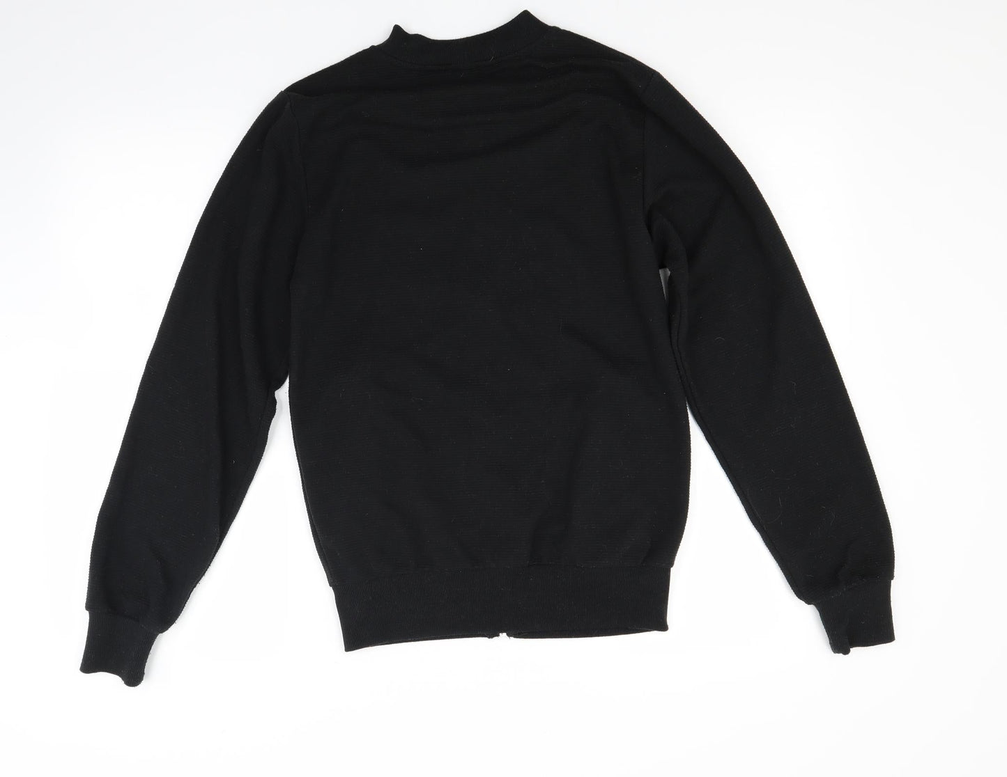 Ceader wood state Mens Black   Full Zip Sweatshirt Size S