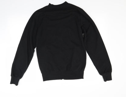 Ceader wood state Mens Black   Full Zip Sweatshirt Size S