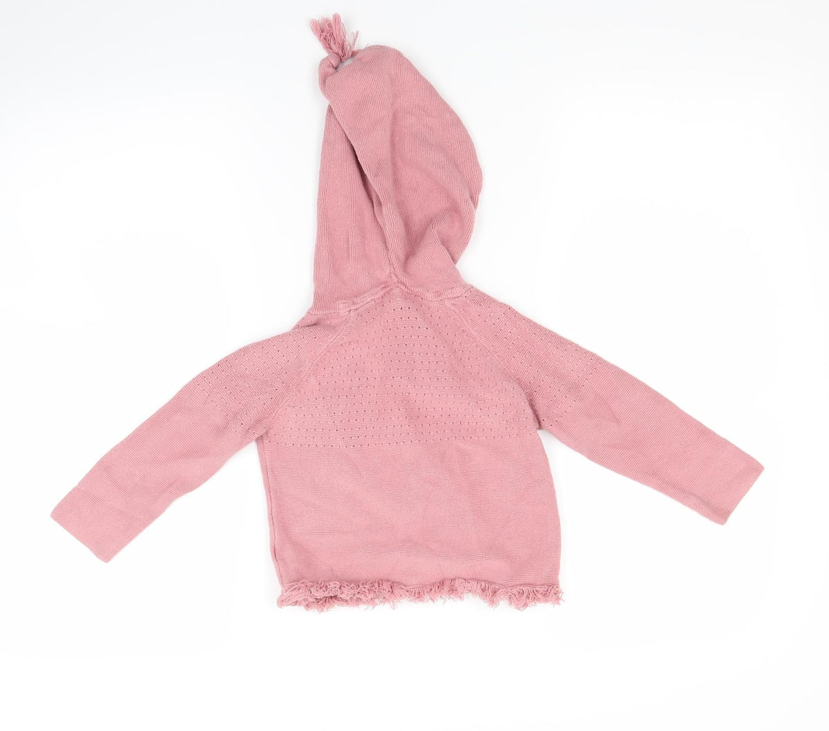 Next Girls Pink   Pullover Hoodie Size 2 Years