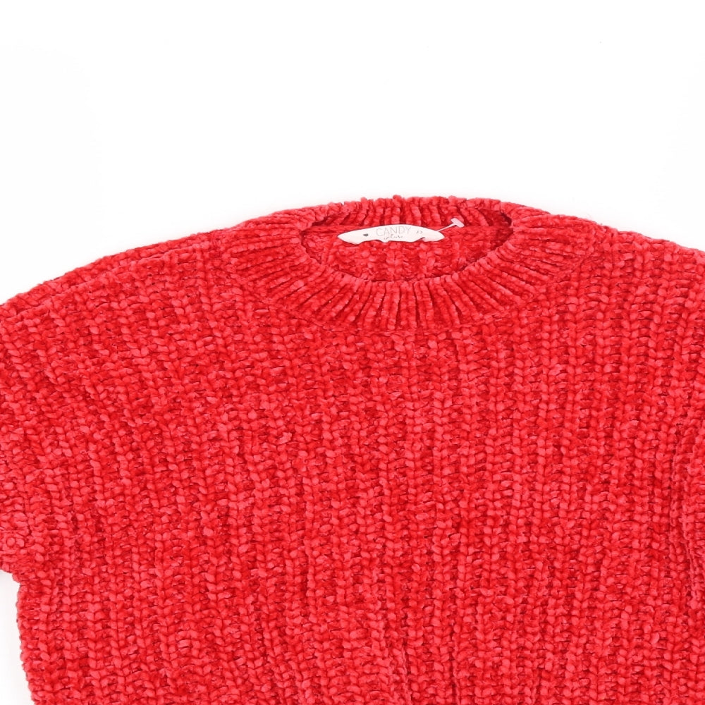Candy Couture Womens Red   Pullover Jumper Size 12
