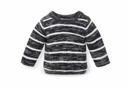 Primark Boys Blue Striped  Pullover Jumper Size 6-9 Months