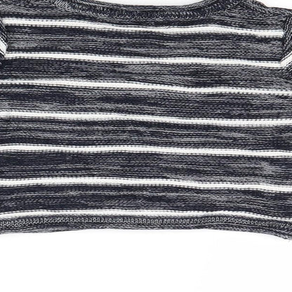 Primark Boys Blue Striped  Pullover Jumper Size 6-9 Months
