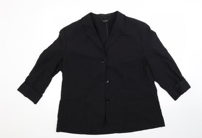 Lebek Womens Black   Jacket Blazer Size 18