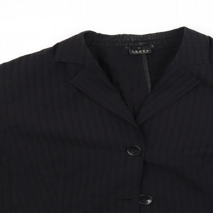 Lebek Womens Black   Jacket Blazer Size 18