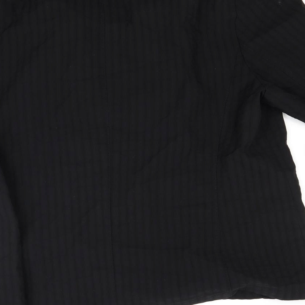 Lebek Womens Black   Jacket Blazer Size 18