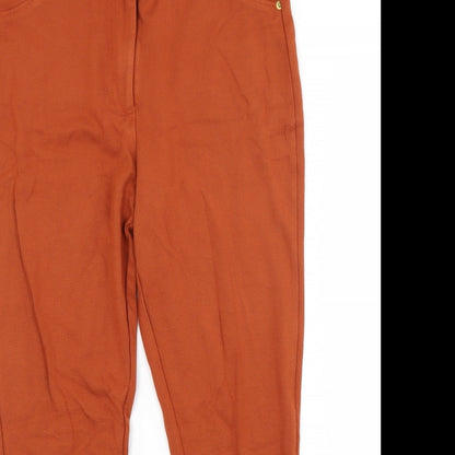 F&F Womens Brown  Jersey Jegging Jeans Size 12 L27 in