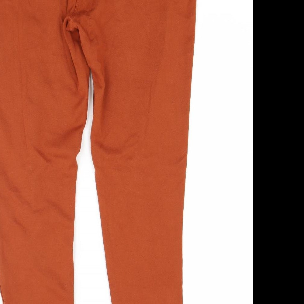 F&F Womens Brown  Jersey Jegging Jeans Size 12 L27 in