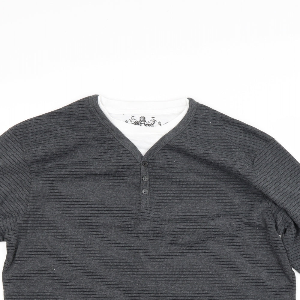 NEXT Mens Grey   Pullover Jumper Size M