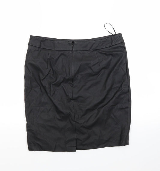 Oasis Womens Black   Mini Skirt Size 12