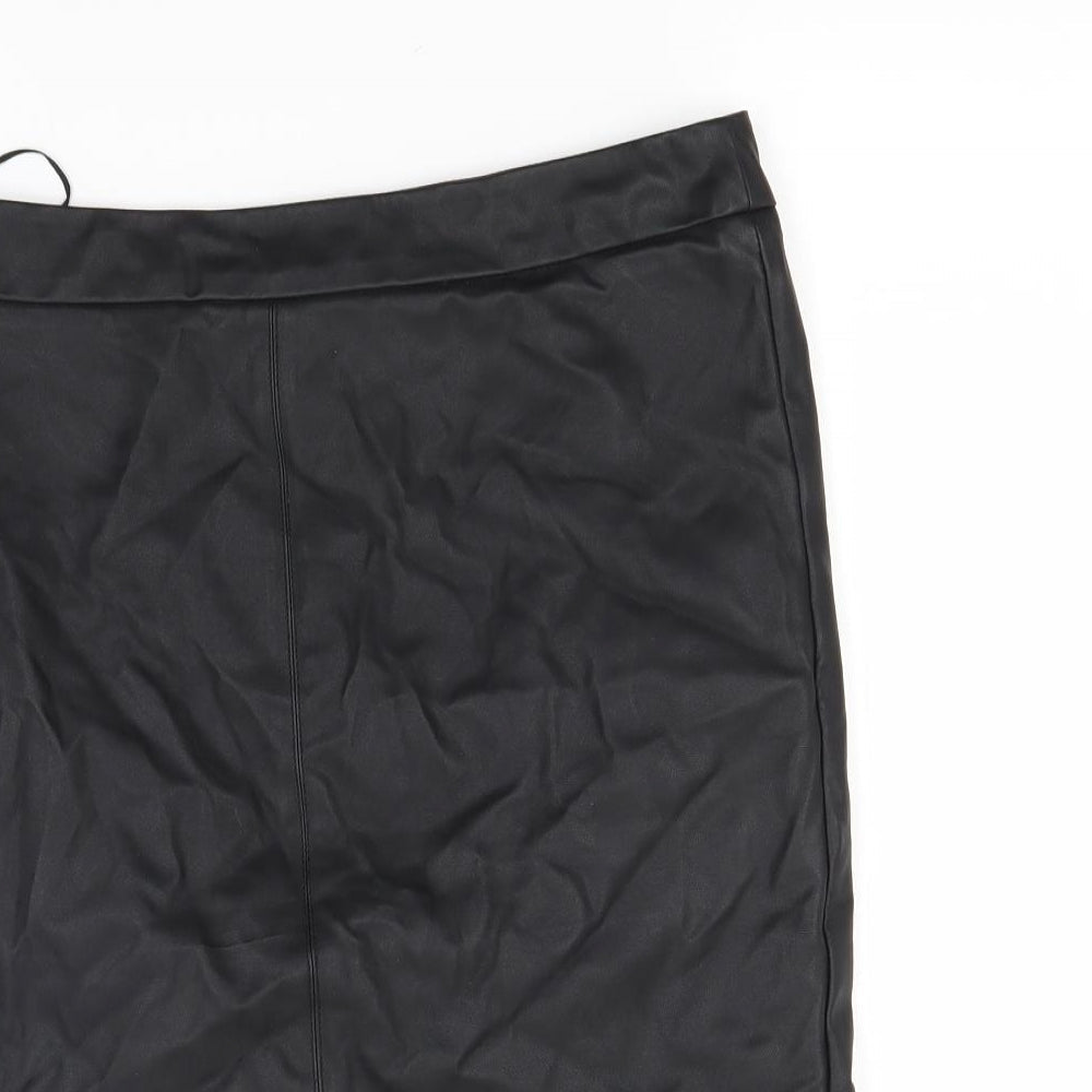 Oasis Womens Black   Mini Skirt Size 12